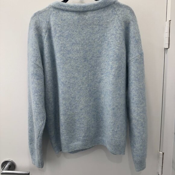 Acne Studios Light Blue Mohair Wool Sweater Size L - Picture 7 of 7
